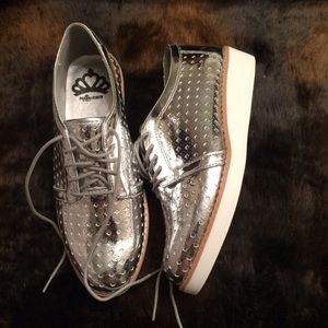 Fergalicious Silver Oxfords